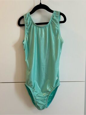 Snowflake Designs Aqua Shimmer Gymnastics or Dance Leotard - AS